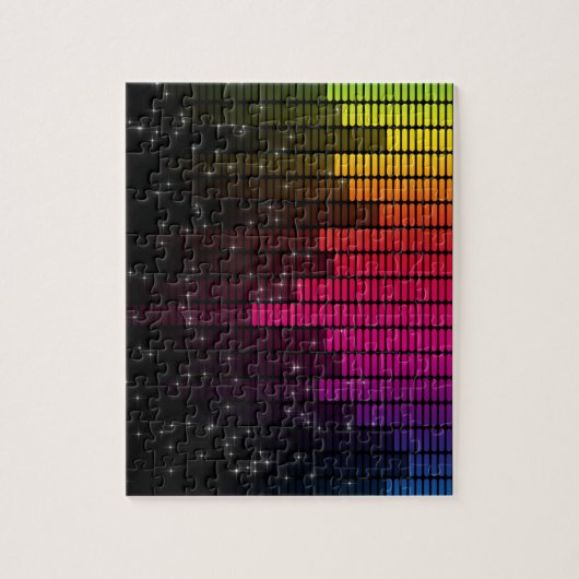 Equalizer Disco Lights Music Volume Puzzle (Vertikal)