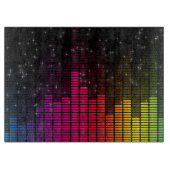 Equalizer Disco Lights Music Volume Schneidebrett (Vorderseite)