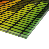 Equalizer Disco Lights Music Volume Schneidebrett (Ecke)