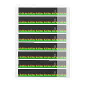 Equalizer DJ BEHALTE CALM und Ihren kreativen Text (Bogen)