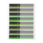 Equalizer DJ BEHALTE CALM und Ihren kreativen Text Rundum-Adressaufkleber (Bogen)