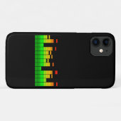 Equalizer Vibes Decor Beat of DJ Music Case-Mate iPhone Hülle (Rückseite (Horizontal))