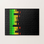 Equalizer Vibes von der Beat of DJ Music Black Puzzle (Horizontal)