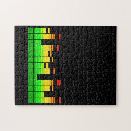 Equalizer Vibes von der Beat of DJ Music Black Puzzle (Horizontal)