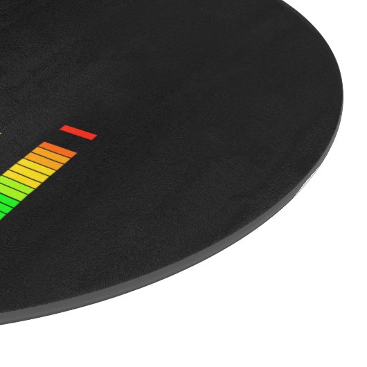 Equalizer Vibes von der Beat of DJ Music Black Schneidebrett (Ecke)