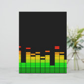 Equalizer Vibes von der Beat of DJ Music Dekoratio (Stehend Vorderseite)