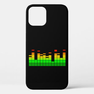 Equalizer Vibes von der Beat of DJ Music Dekoratio iPhone 12 Hülle