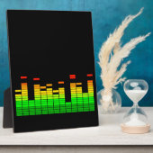 Equalizer Vibes von der Beat of DJ Music Dekoratio Fotoplatte (Seite)