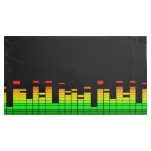 Equalizer Vibes von der Beat of DJ Music Kissenbezug (Vorderseite-Rechts)