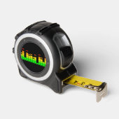 Equalizer Vibes von der Beat of DJ Music Maßband (Winkel)