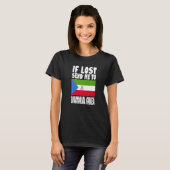 Equatorial Guinea Flag Design If lost send me to T-Shirt (Vorne ganz)