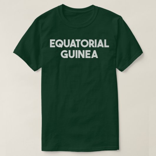 Equatorial Guinea  T-Shirt (Design vorne)