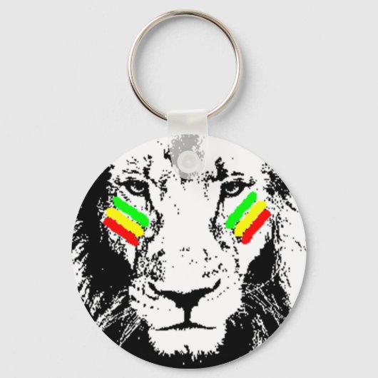 Equering Lion Rasta Eye Black Schlüsselanhänger (Vorderseite)