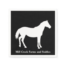 Equestrian Business Name White Horse
