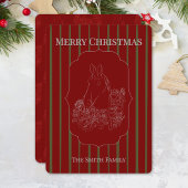 Equestrian Christmas Card Feiertagskarte