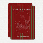 Equestrian Christmas Card Feiertagskarte