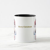 Equestrian Christmas Coffee Mug Tasse (Zentrum)
