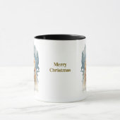 Equestrian Christmas Coffee Mug Tasse (Zentrum)