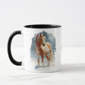 Equestrian Christmas Coffee Mug Tasse (Links)