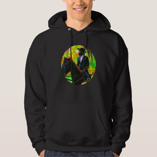 Equestrian escape into a world of freedom hoodie (Vorderseite)