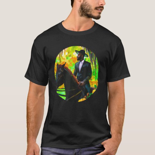 Equestrian escape into a world of freedom T-Shirt (Vorderseite)