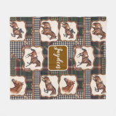 Equestrian Fleecedecke (Vorderseite (Horizontal))