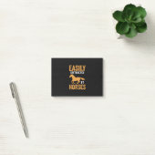 Equestrian Gift | Easily Distracted By Equestrian Post-it Klebezettel (Büro)