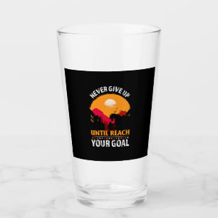 Equestrian Gift   Never Give Up Until Reach Glas