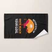 Equestrian Gift | Never Give Up Until Reach Handtuch (Handtuch)