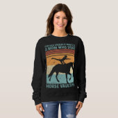 Equestrian Horse Vaulting Retro Sweatshirt (Vorne ganz)
