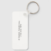 Equestrian Horses 2 Photo Collage Custom Text Schlüsselanhänger (Rückseite)