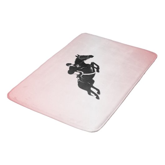 Equestrian Jumper Badematte (Schrägansicht)