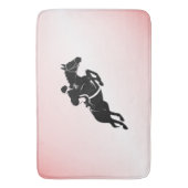 Equestrian Jumper Badematte (Vorderseite Vertikal)