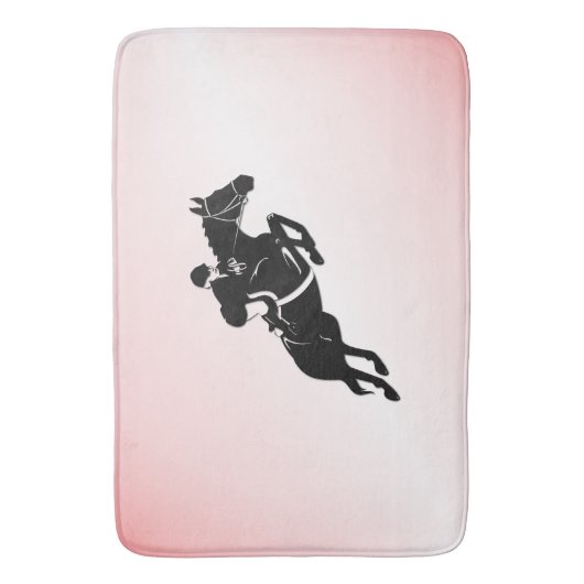 Equestrian Jumper Badematte (Vorderseite Vertikal)