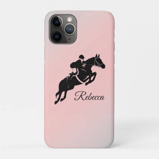Equestrian Jumper Case-Mate iPhone Hülle (Rückseite)