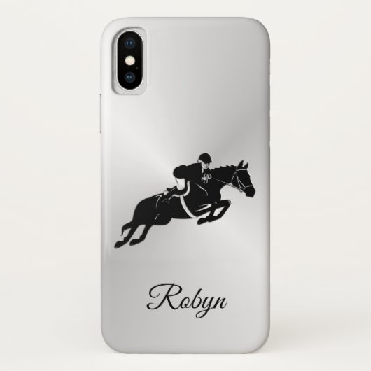 Equestrian Jumper Case-Mate iPhone Hülle (Rückseite)