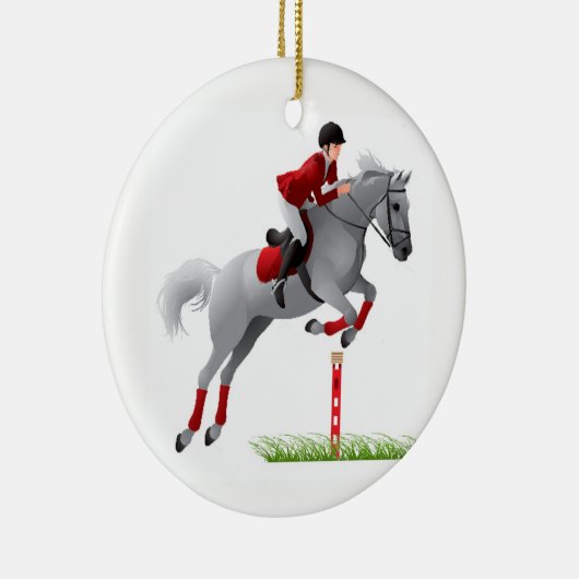 Equestrian Jumper Keramikornament (Rechts)