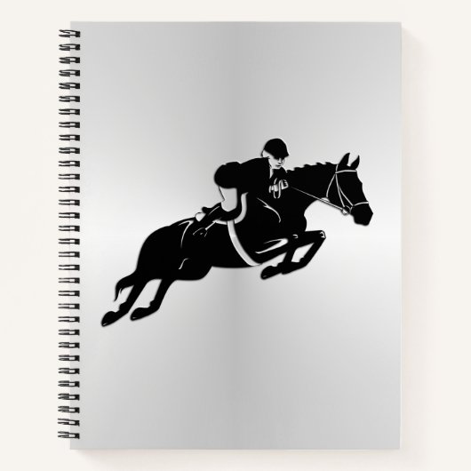 Equestrian Jumper Notizblock (Vorderseite)