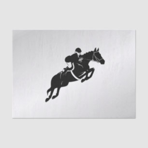 Equestrian Jumper Silver Seidenpapier