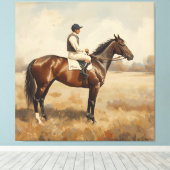 Equestrian leinwanddruck (Insitu (Holzboden))