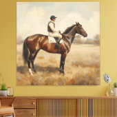 Equestrian leinwanddruck (Insitu (Wohnzimmer))
