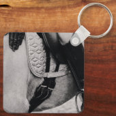Equestrian Photo Personalized My Horse Schlüsselanhänger (Rückseite)