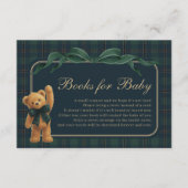Equestrian Polo Teddy Bear Books for Baby Boy Begleitkarte (Vorderseite)