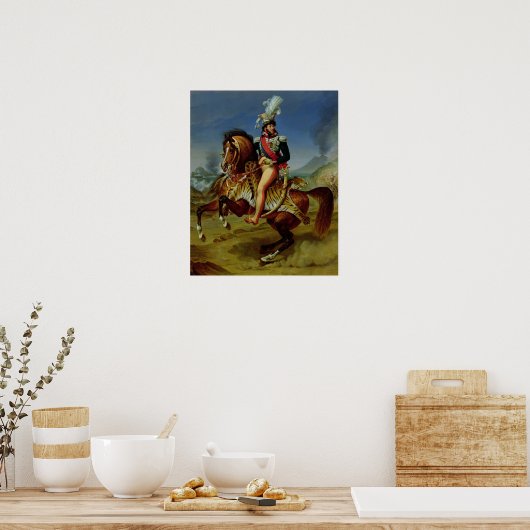 Equestrian Portrait of Joachim Murat 1812 Poster (Küche)