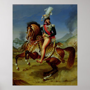 Equestrian Portrait of Joachim Murat  1812 Poster