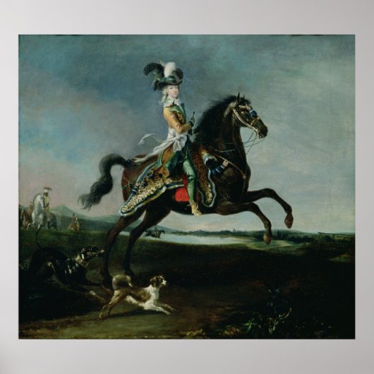 Equestrian Portrait of Marie-Antoinette Poster (Vorne)