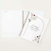 Equestrian Red Floral Rustic Wedding  Planer (Anzeige)