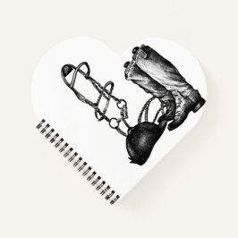 Equestrian Spiral Notebook Unlined Sketchbook  Notizblock