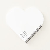 Equestrian Spiral Notebook Unlined Sketchbook  Notizblock (Rückseite)