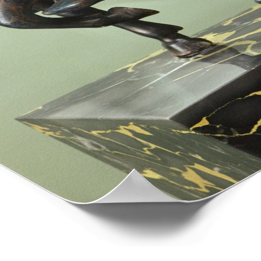 Equestrian statue of Charlemagne 2 Poster (Ecke)